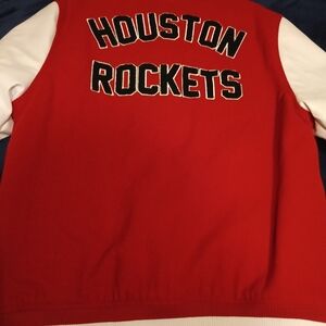New Era Houston Rockets Red Varsity Jacket
